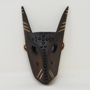 Maschera in legno Boes