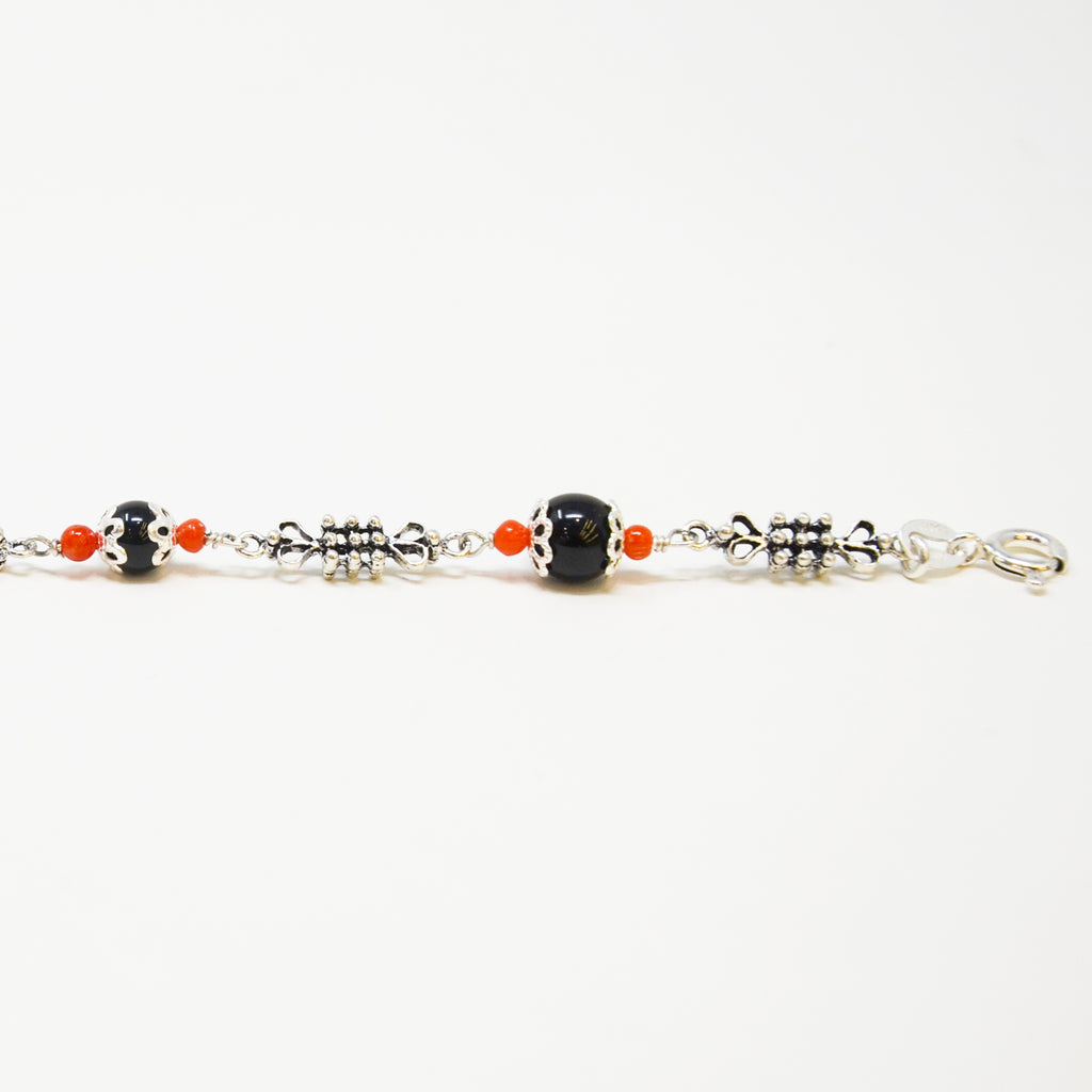 Bracciale sardo Kokko e Corallo in filigrana sarda FR9420CR