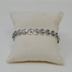 Bracciale In Filigrana Motivo Cuore