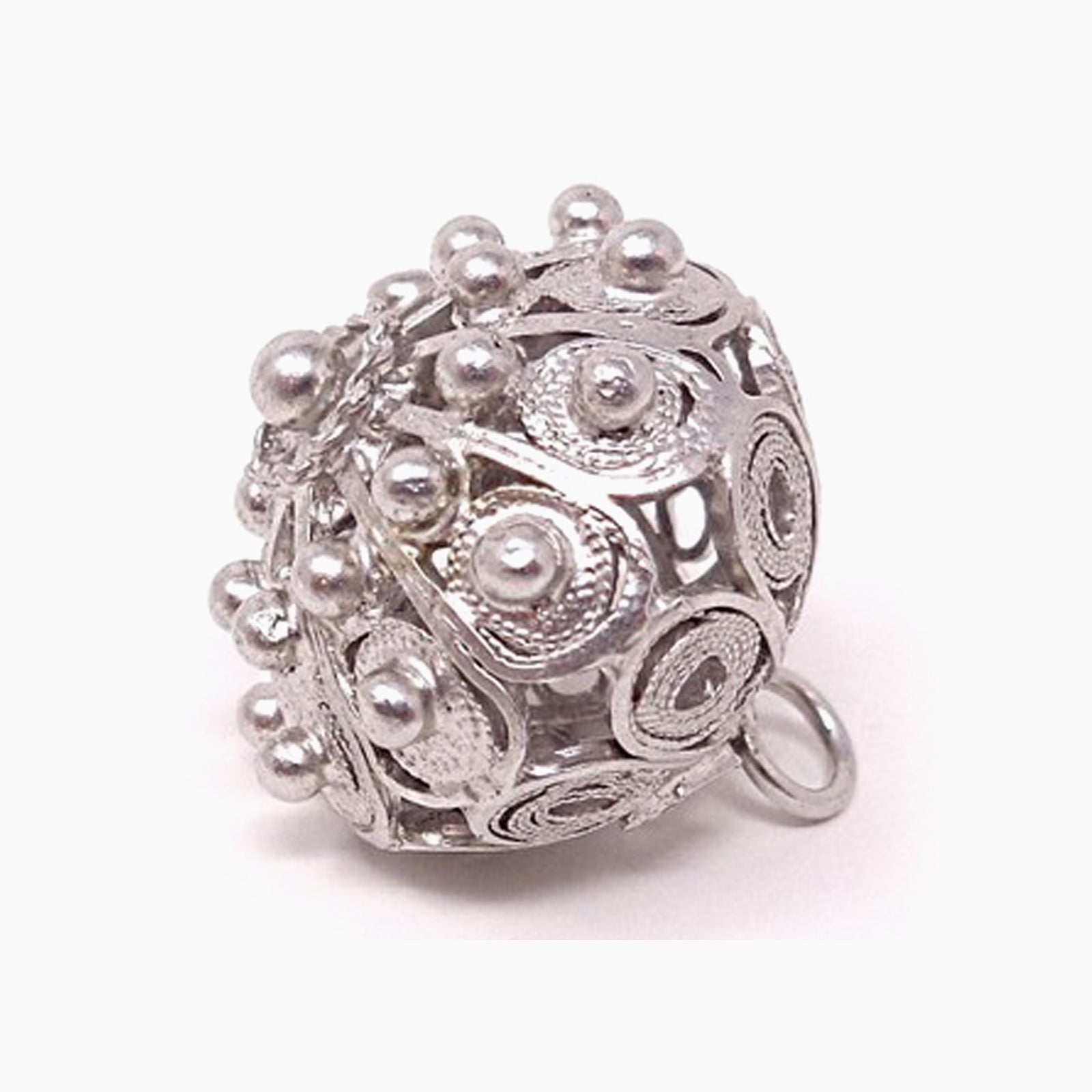 Ciondolo Mini Filigrana Chrome Hearts - Cuori Cromati, Argento 925, Lunghezza 28 Pollici