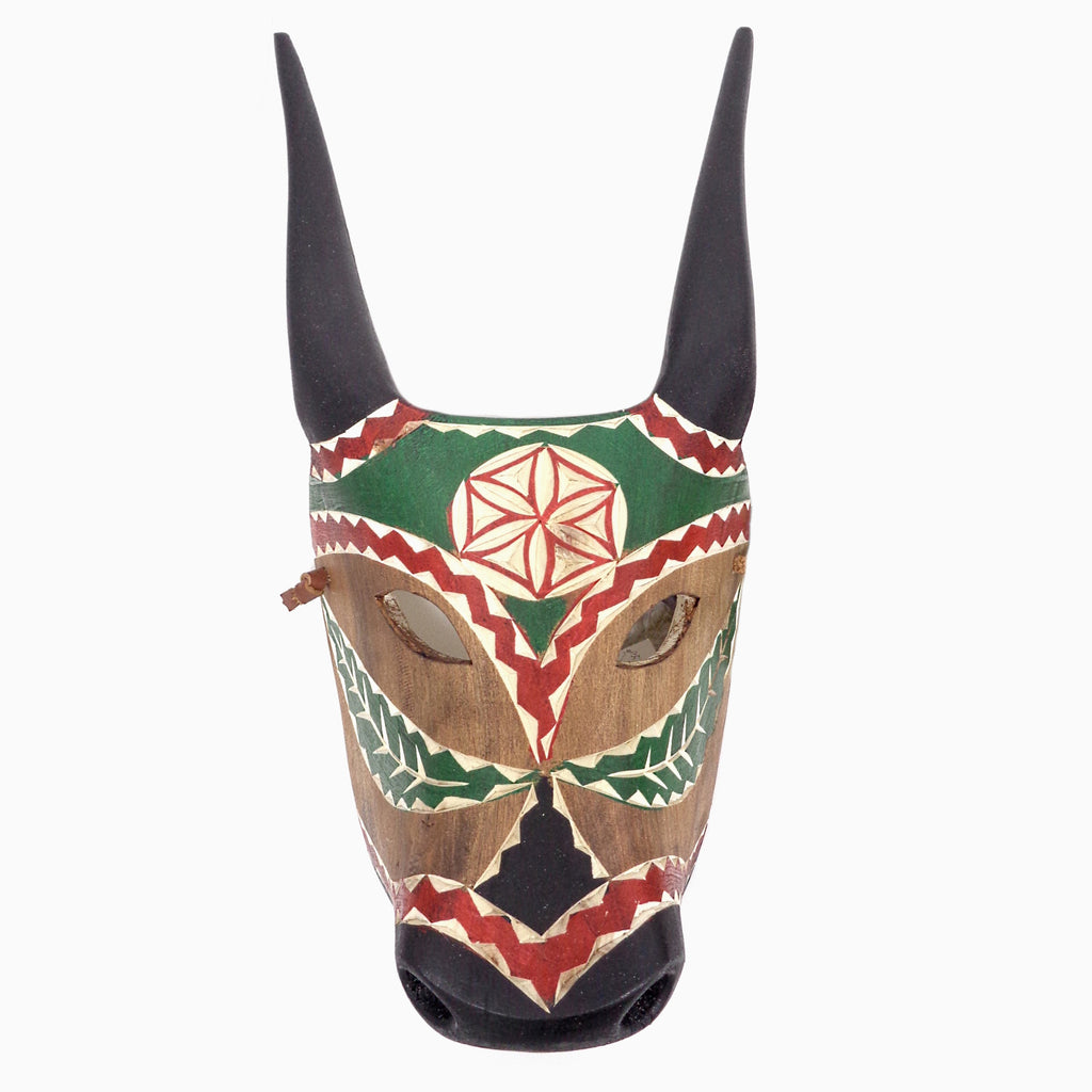 Maschera Boes in legno cm 32