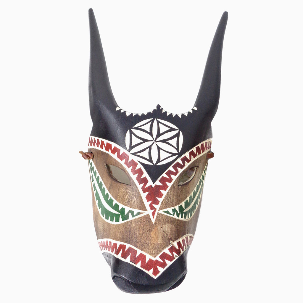 Maschera Boes in legno cm 32