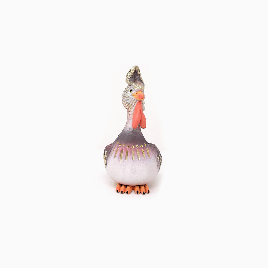 Pavoncella in ceramica artigianato sardo