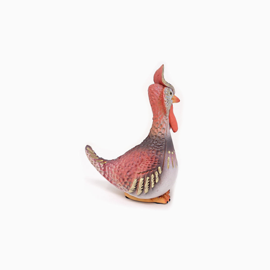 Pavoncella in ceramica artigianato sardo