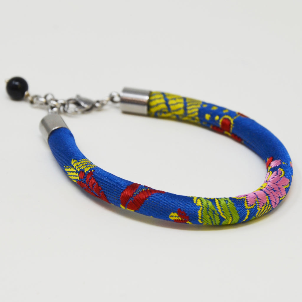 Bracciale Con Tessuto Broccato