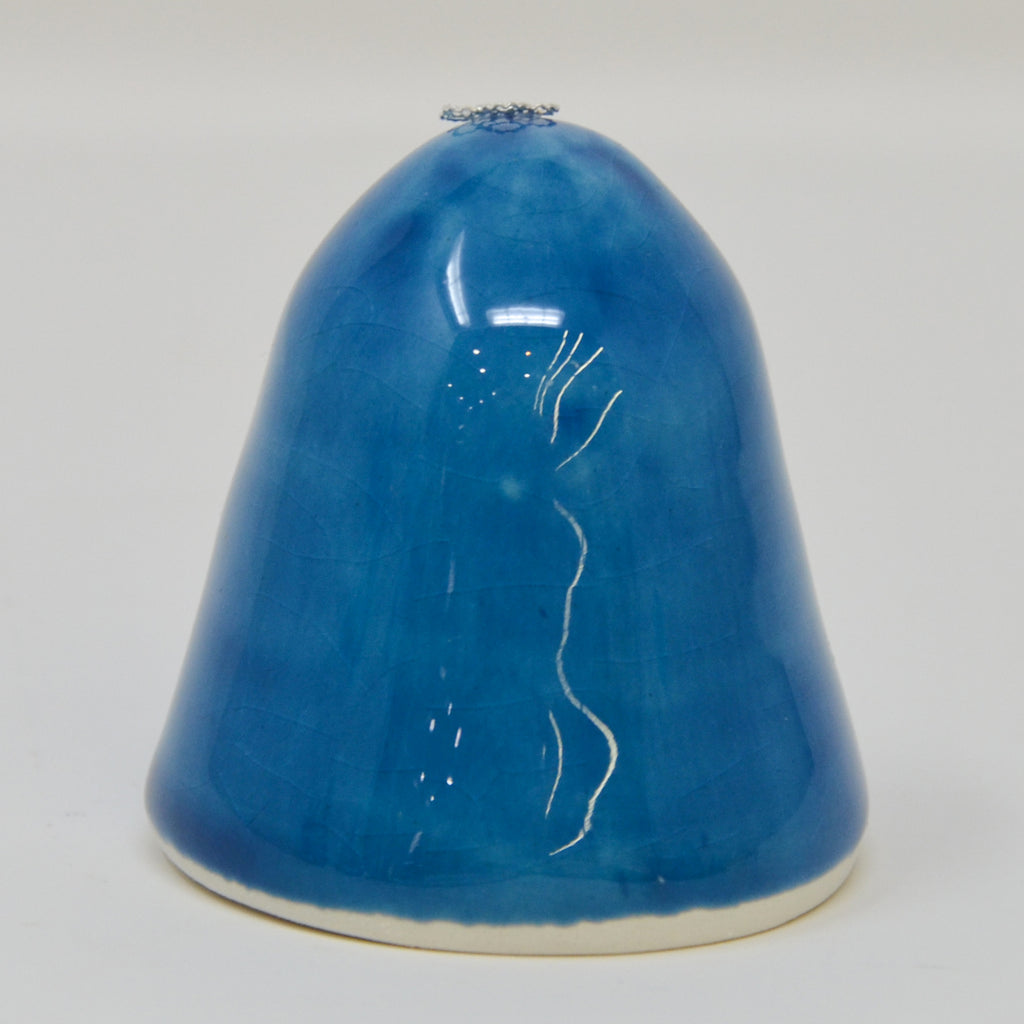 Capanna sarda in Ceramica con Presepe Blu tl467