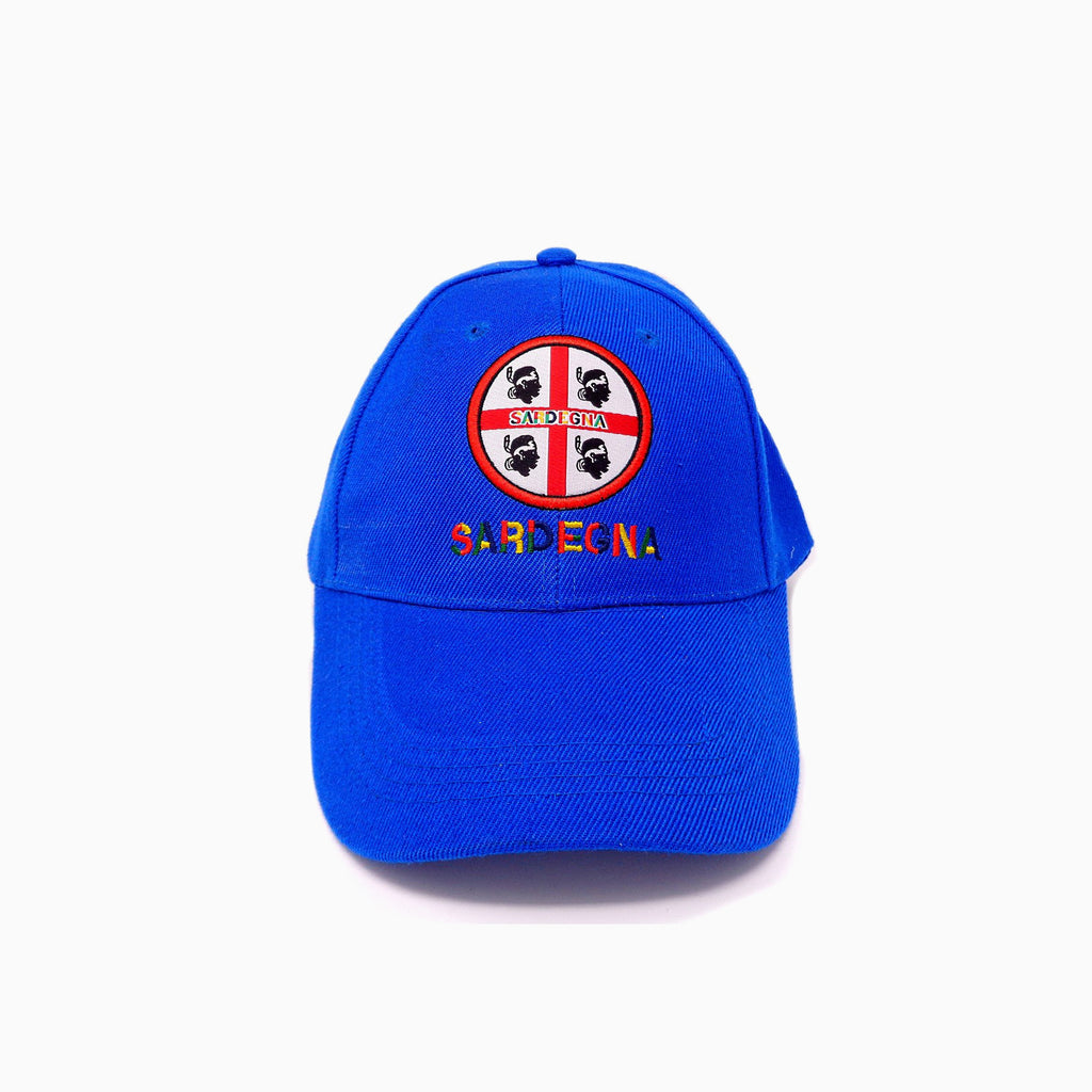 Cappellino Sardegna 4 mori ricamato