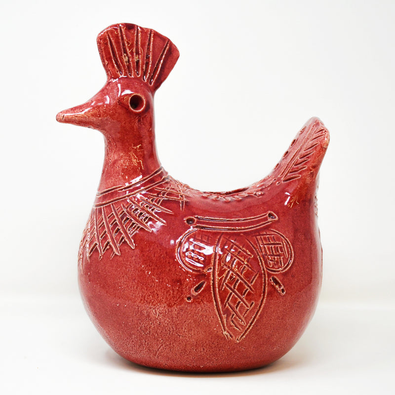 pavoncella  fatta in ceramica stilesardo