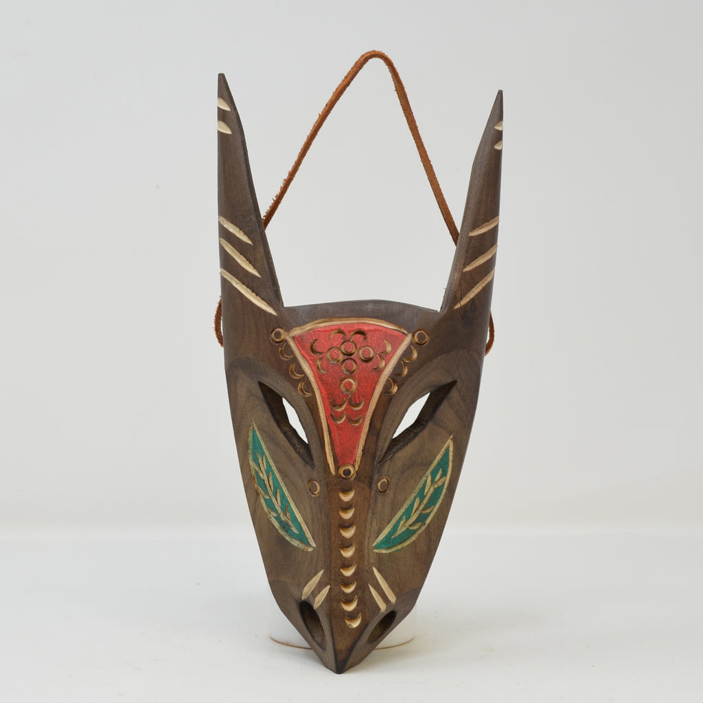 Maschera in legno Boes