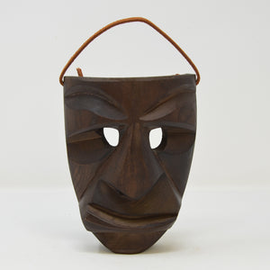 Maschera sarda in legno
