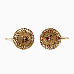Orecchini in filigrana in oro - art OB 011054