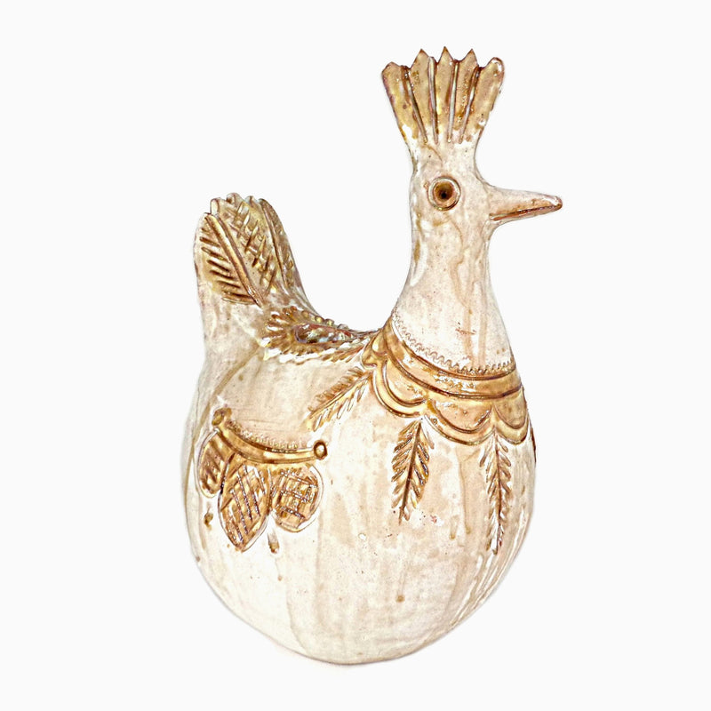 Pavoncella sarda in ceramica