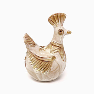 Pavoncella sarda in ceramica