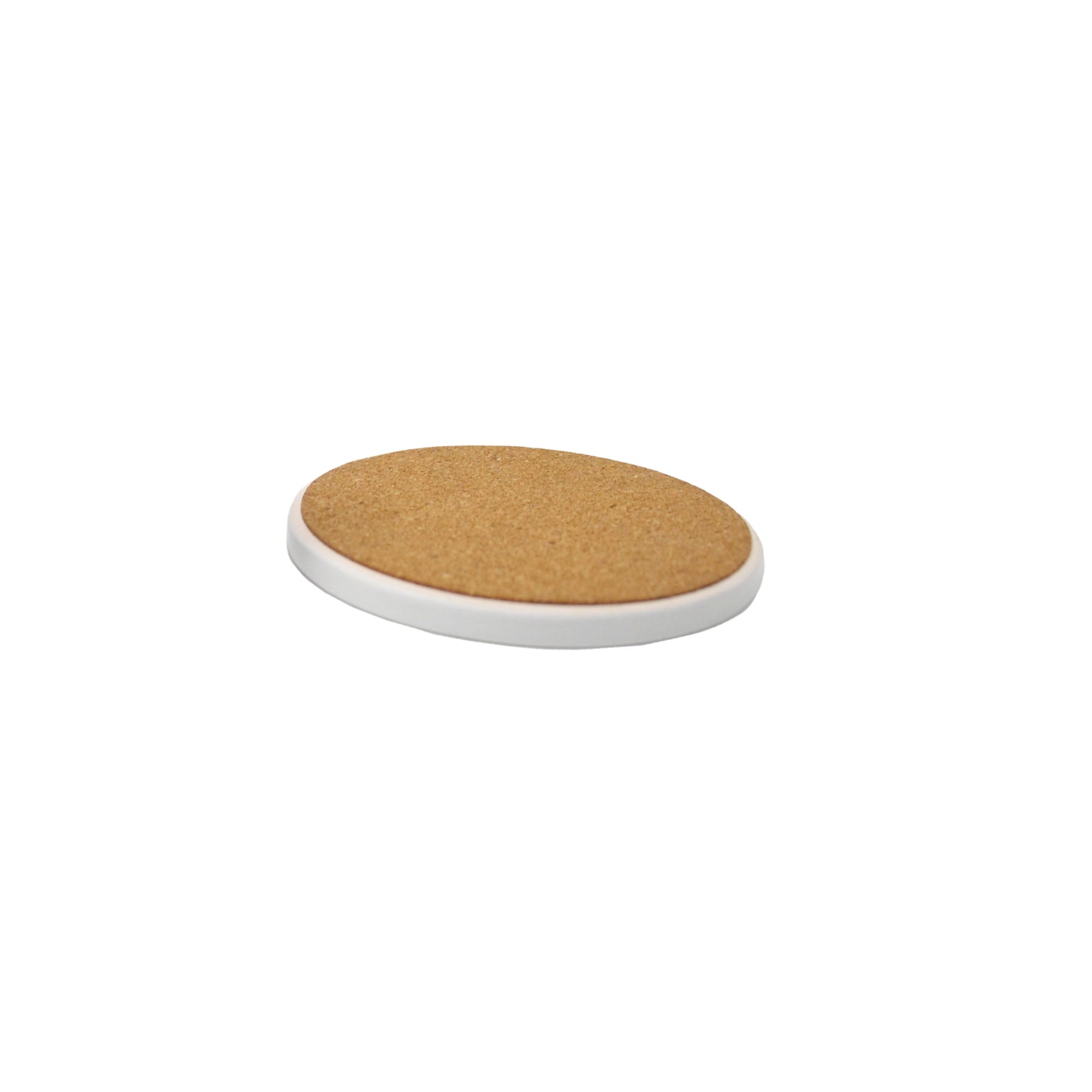 Sottobicchieri assorbenti in ceramica per bevande, sottobicchieri in pietra con protezione base in sughero, set da 6 tovagliette da caffè